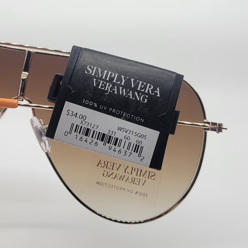 Vera Wang Aviator Sunglasses - Picture 3 of 8